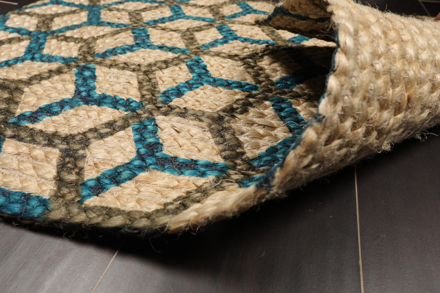 2' 00"x3' 00" Braided Mat Oriental Area Persian Rug