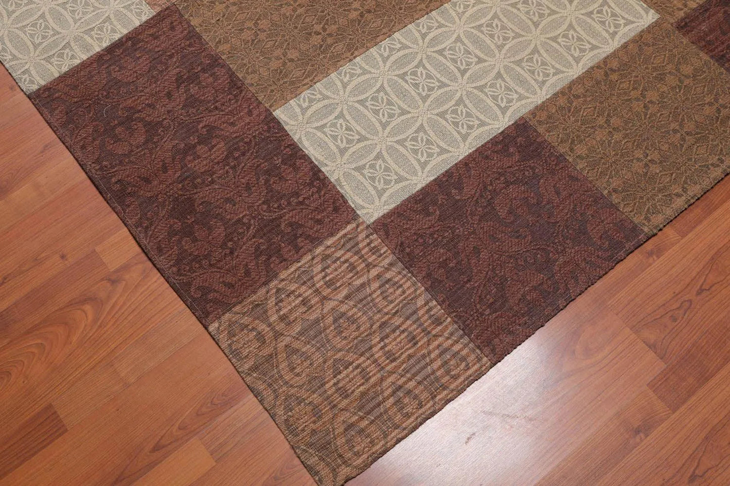 5'x7' Handmade Polypropylene Oriental Area Rug Brown, Beige Color