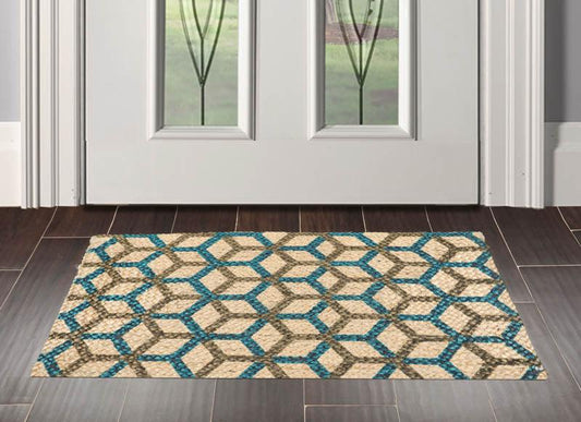 2'  00"x3'  00" Braided Mat  Oriental Area Persian Rug
